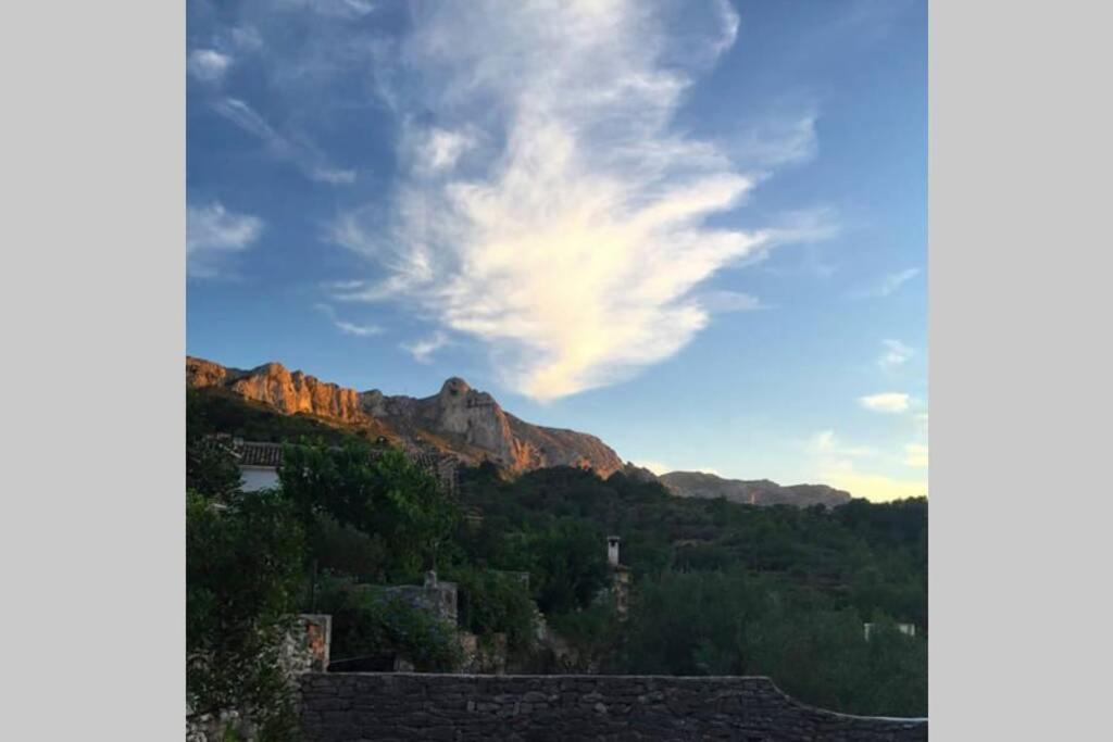 Casa Nicole Naturaleza, Montanas Y Piscina Privada En Alicante Carroja Eksteriør billede