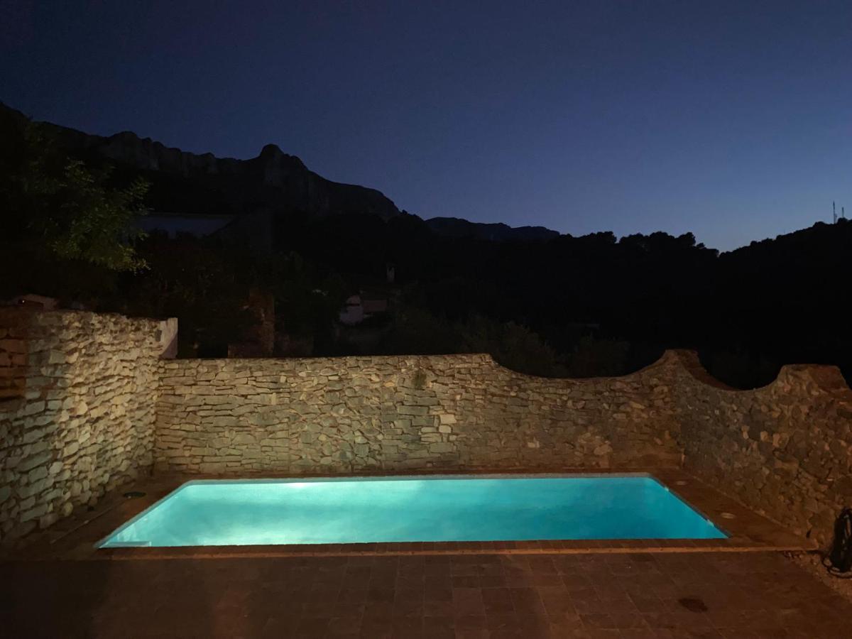 Casa Nicole Naturaleza, Montanas Y Piscina Privada En Alicante Carroja Eksteriør billede